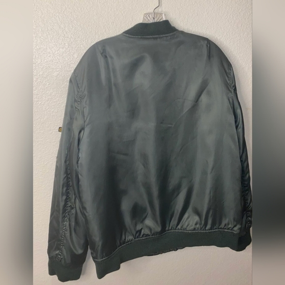 Olive Green Bomber Jacket - Picture 2 of 8
